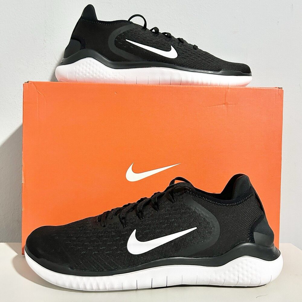 Nike Free RN 2018 “Black White” Men’s Size 10-11 Lifestyle Running Sneakers
